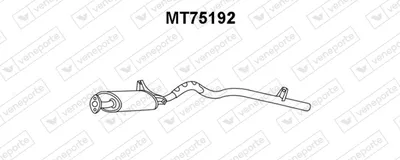 Silenciador posterior Mitsubishi L 300 / DELICA II Van · Mitsubishi L 300 / DELICA II Platform/Chassis