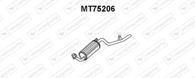 Silenciador posterior Mitsubishi PAJERO I · Mitsubishi PAJERO II · Mitsubishi PAJERO I Canvas Top