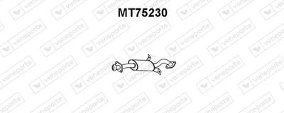 Presilenciador Mitsubishi PAJERO II · Mitsubishi PAJERO II Canvas Top