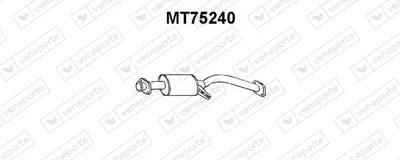 Presilenciador Mitsubishi PAJERO I · Mitsubishi PAJERO I Canvas Top