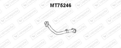Tubo de escape VENEPORTE MT75246