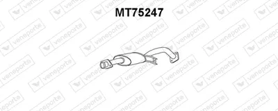 Presilenciador Mitsubishi PAJERO I · Mitsubishi PAJERO I Canvas Top