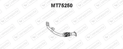 Tubo de escape Mitsubishi PAJERO II · Mitsubishi PAJERO SPORT I