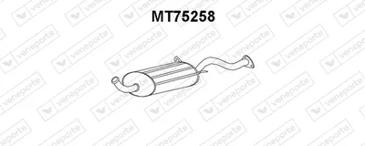 Silenciador posterior Mitsubishi PAJERO I · Mitsubishi PAJERO I Canvas Top