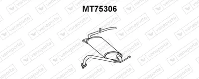 Silenciador posterior Mitsubishi LANCER IV · Mitsubishi LANCER V · Mitsubishi LANCER IV Hatchback