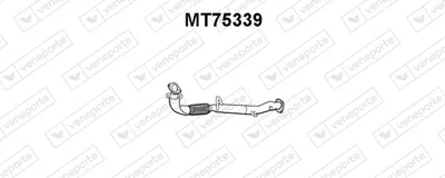 Tubo de escape Mitsubishi SPACE STAR MPV