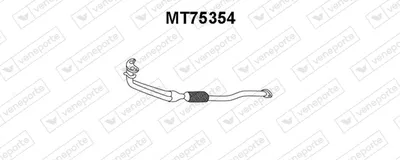 Tubo de escape Mitsubishi COLT III