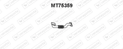 Tubo de escape Mitsubishi COLT III