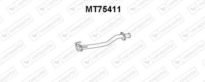 Tubo de escape Mitsubishi L200