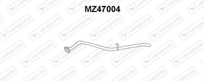 Tubo de escape VENEPORTE MZ47004