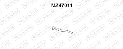 Tubo de escape VENEPORTE MZ47011