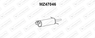 Silenciador posterior Mazda 626 V · Mazda 626 V Hatchback · Mazda 626 V Station Wagon