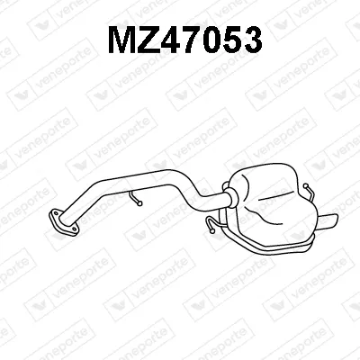 Silenciador posterior Mazda 5