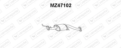 Presilenciador Mazda 626 III Station Wagon · Mazda 626 III