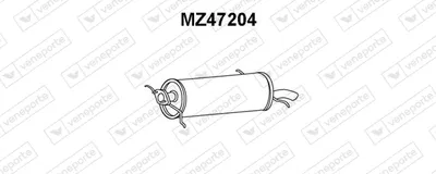 Silenciador posterior Mazda 626 III Coupe · Mazda 626 III · Mazda 626 III Hatchback