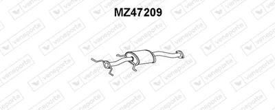 Presilenciador Mazda 626 III Station Wagon · Mazda 626 III · Mazda 626 III Hatchback