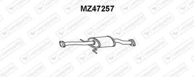 silenciador del medio Mazda 626 III · Mazda 626 III Hatchback