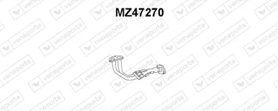 Tubo de escape Mazda 323 II Saloon · Mazda 323 III Station Wagon · Mazda 323 III Saloon