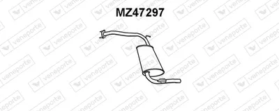 Silenciador posterior Mazda 323 C V · Mazda 323 F V