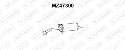 Silenciador posterior VENEPORTE MZ47300