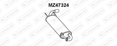 Silenciador posterior Mazda MX-5 II