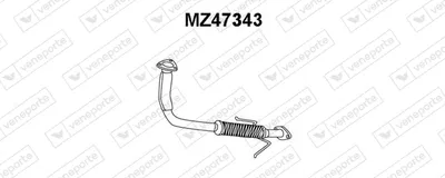 Tubo de escape Mazda 626 IV Hatchback
