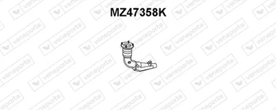 Catalizador Mazda 121 III