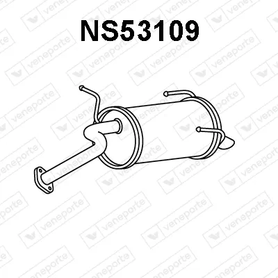 Silenciador posterior Nissan MICRA II