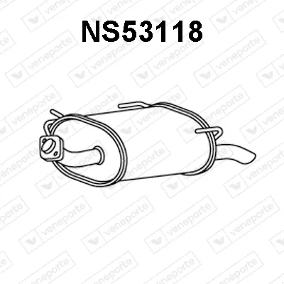 Silenciador posterior Nissan PRIMERA Traveller