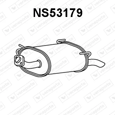 Silenciador posterior Nissan PRIMERA · Nissan PRIMERA Hatchback