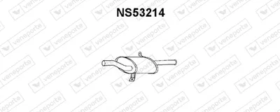 Silenciador posterior Nissan SUNNY II Hatchback