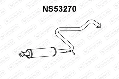 silenciador del medio Nissan ALMERA I Hatchback · Nissan ALMERA I