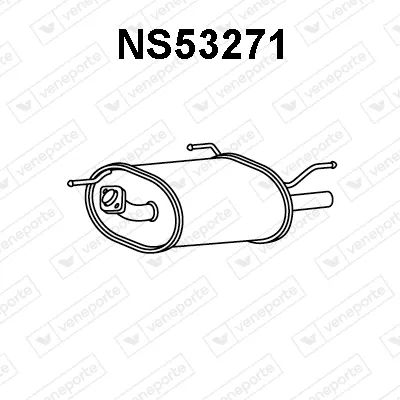 Silenciador posterior Nissan ALMERA I Hatchback