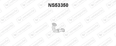 Tubo de escape VENEPORTE NS53350