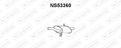 Silenciador posterior Nissan SUNNY II