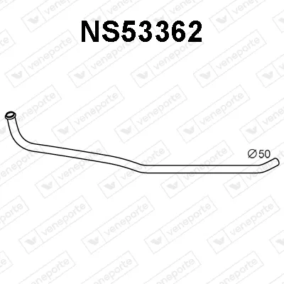 Tubo de escape Nissan PATROL III/1 Hardtop