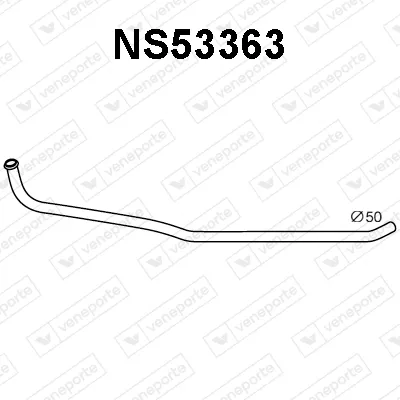 Tubo de escape Nissan PATROL III/1 Hardtop