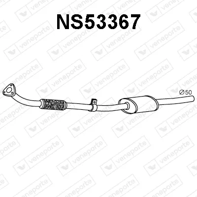 Presilenciador Nissan PATROL III/2 Station Wagon