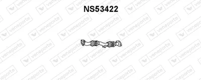 Tubo de escape VENEPORTE NS53422