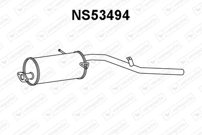 Silenciador posterior Nissan PICK UP · Nissan NP300 PICKUP