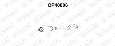 silenciador del medio Opel CORSA A TR · Opel CORSA A Hatchback · Vauxhall NOVA Hatchback