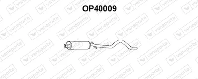 silenciador del medio Opel KADETT E · Opel KADETT E Convertible · Opel KADETT E Hatchback