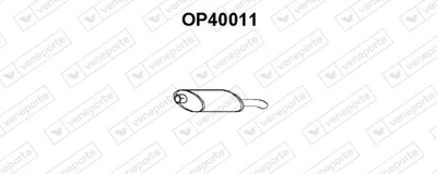 Silenciador posterior Opel KADETT E Hatchback