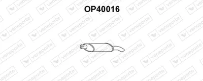 Silenciador posterior Opel ASTRA F Saloon · Opel ASTRA F Hatchback · Vauxhall ASTRA Mk III Hatchback