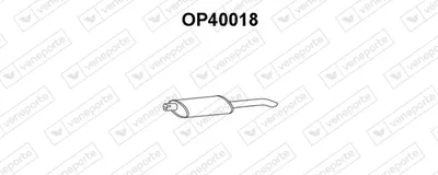 Silenciador posterior Opel ASTRA F Saloon · Opel ASTRA F Convertible · Opel ASTRA G Saloon