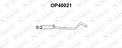 silenciador del medio Opel CORSA A Hatchback · Vauxhall NOVA Hatchback