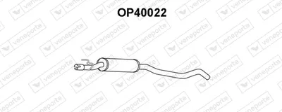 silenciador del medio Opel CORSA B · Opel CORSA B Hatchback Van · Opel CORSA B Estate