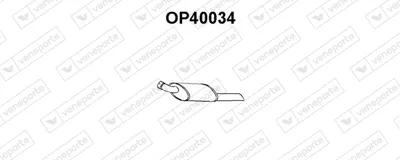 Silenciador posterior Opel CORSA A Hatchback