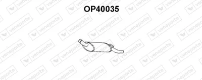 Silenciador posterior Opel CORSA A Hatchback