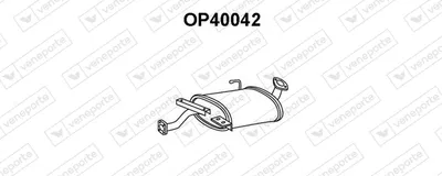 Presilenciador Isuzu TROOPER II · Isuzu TROOPER II Open Off-Road Vehicle · Opel MONTEREY A